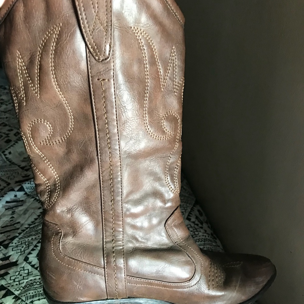 Faux cowboy boots